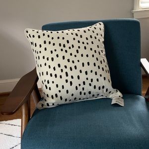 Dalmatian Print Throw Pillow